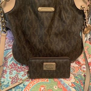 Michael Kors purse and wallet